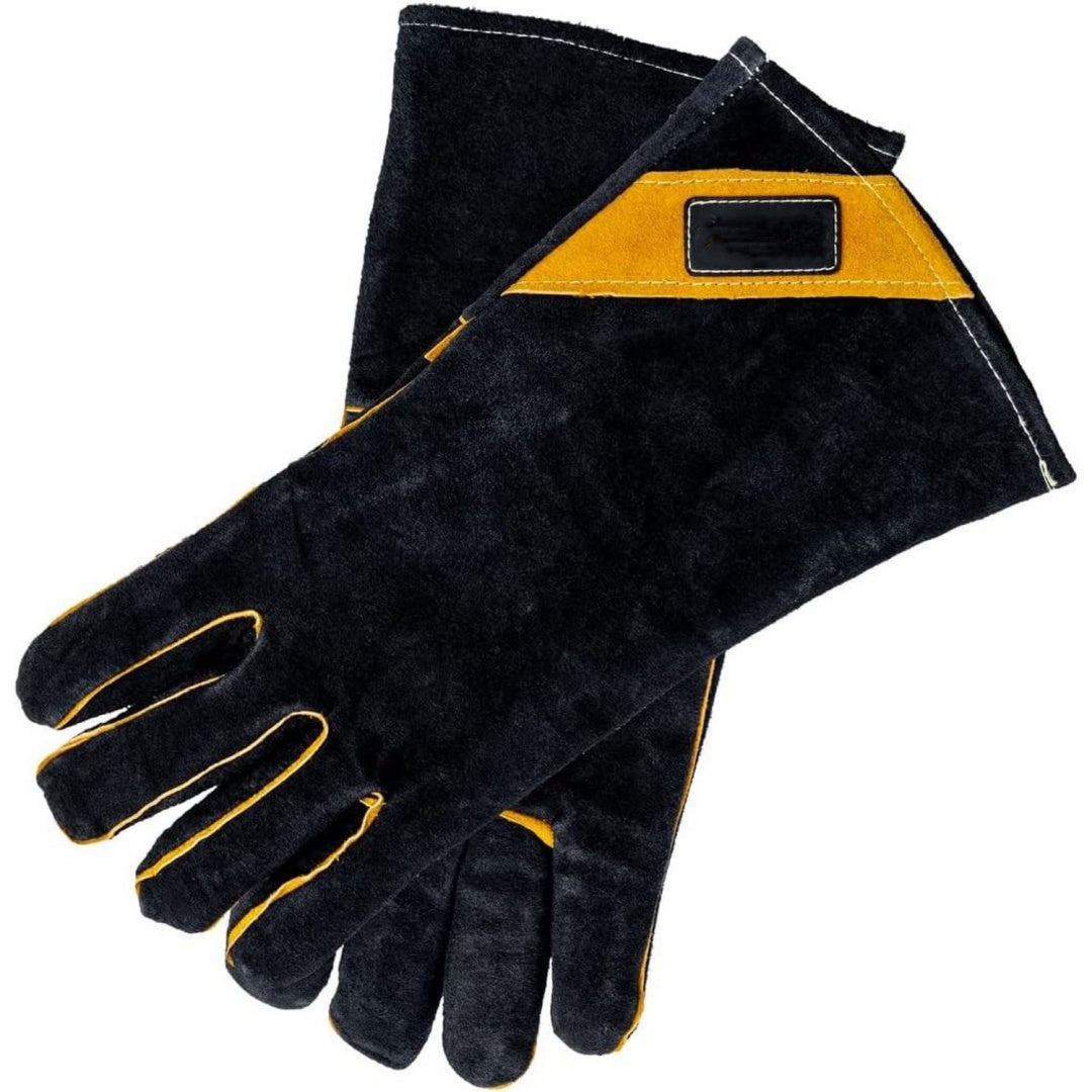 kochhandschuhe pizzaofenhandschuhe handschuhe aus leder mit aluminiumisolierung grillhandschuhe hitzebestaendige pizzaofenhandschuhe